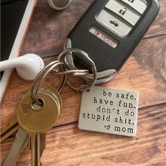 HUMOROUS & ADULT KEYCHAINS “DRIVE SAFE” MULTIPLE STYLES SEE PHOTOS - Picture 12 of 16